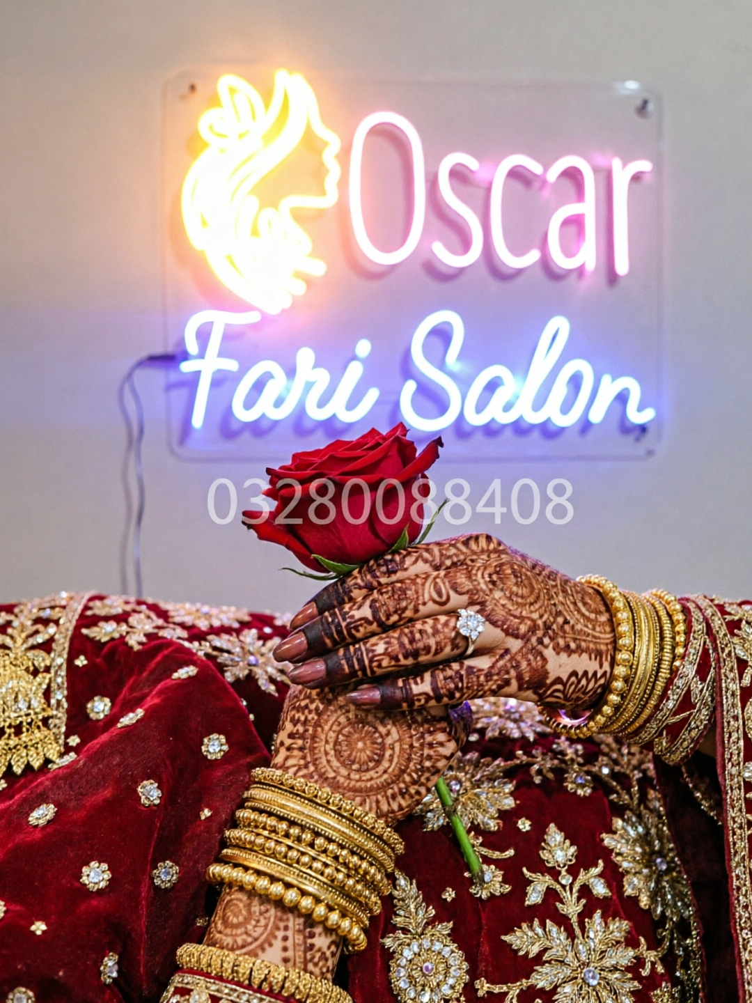Bridal makeup specialist at Oscar Fari Salon Lahore