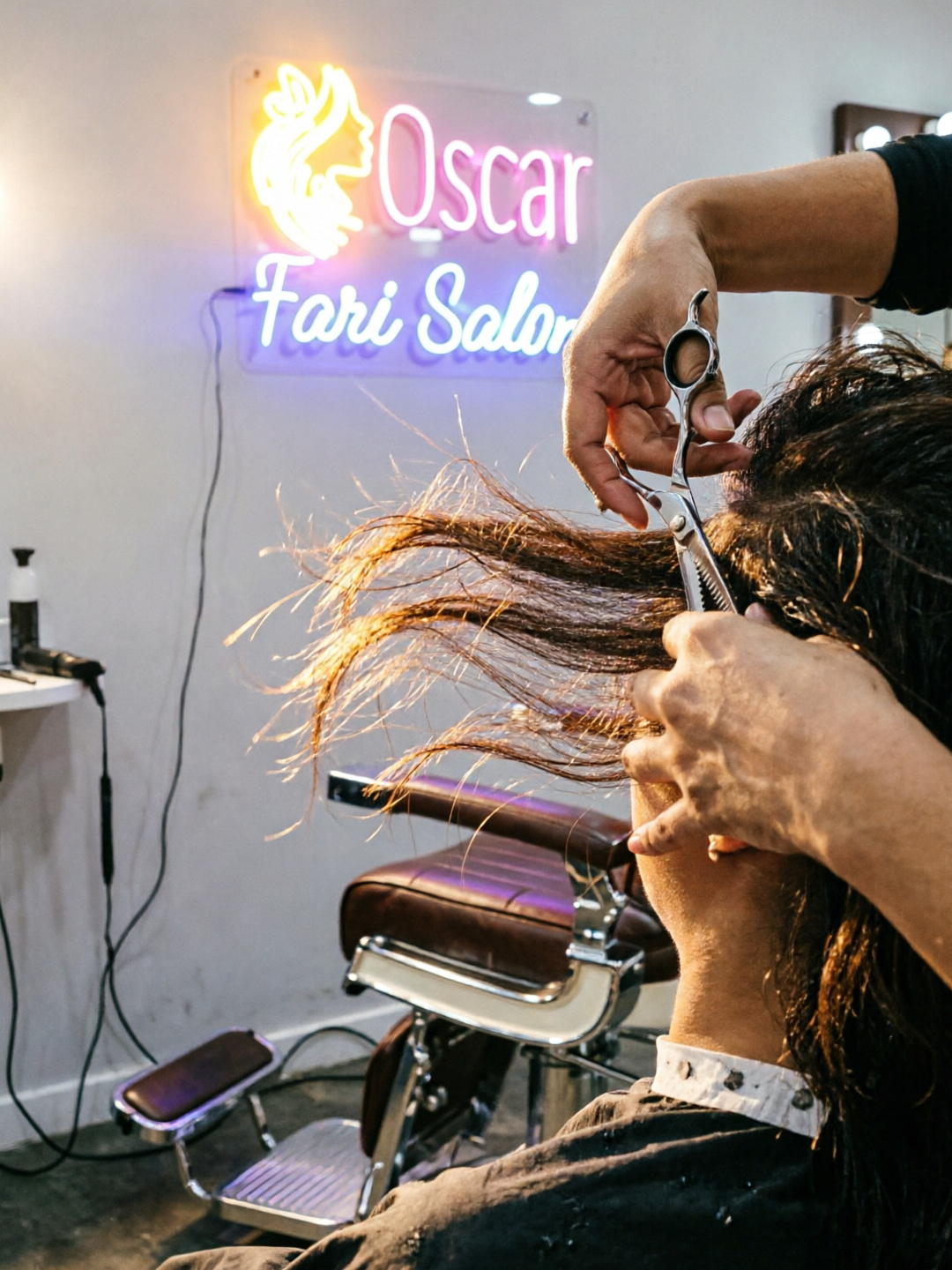 Hair Cutting & Styling at Oscar Fari Salon Lahore